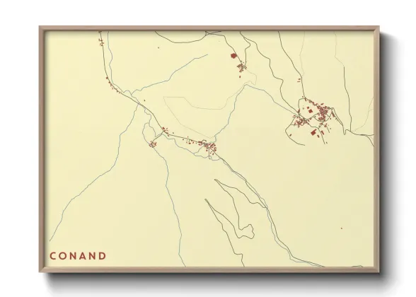 Une affiche de carte sur Conand