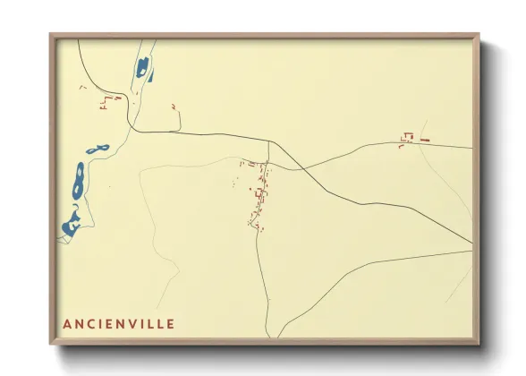 Une affiche de carte sur Ancienville