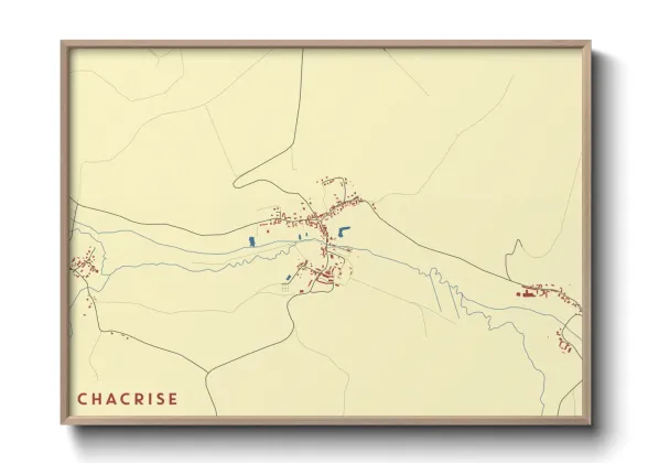 Une affiche de carte sur Chacrise