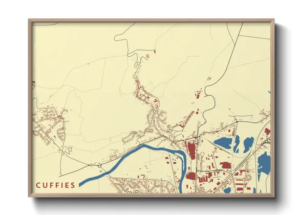 Une affiche de carte sur Cuffies