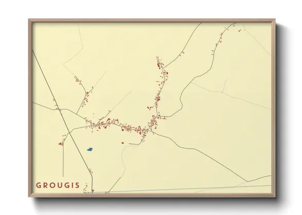 Une affiche de carte sur Grougis