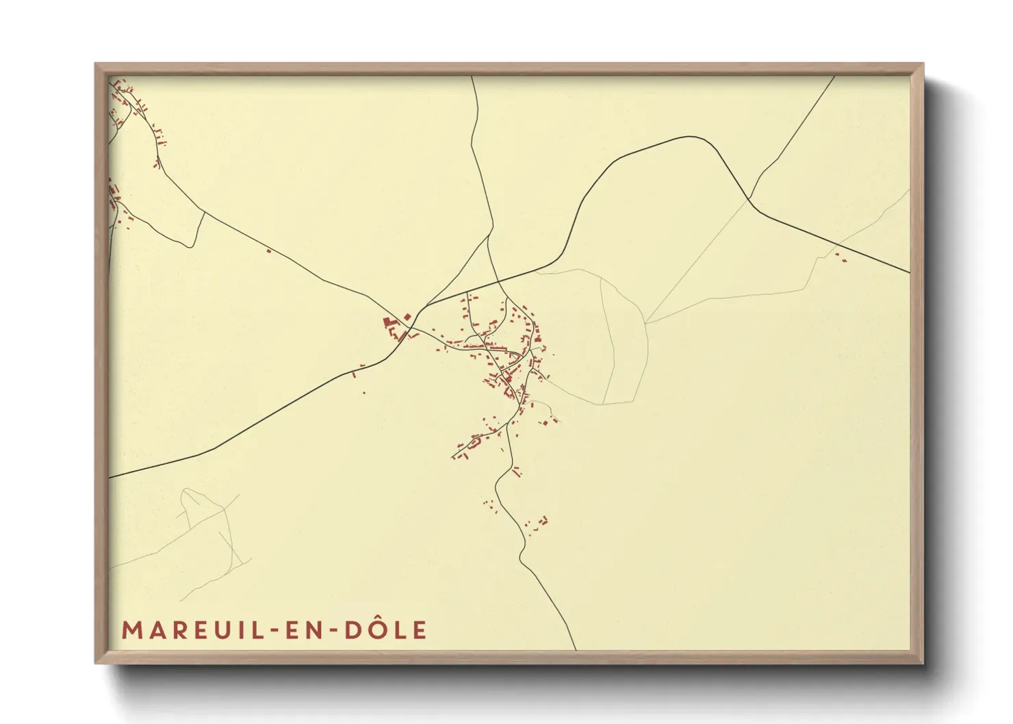 Un poster carteMareuil-en-Dôle