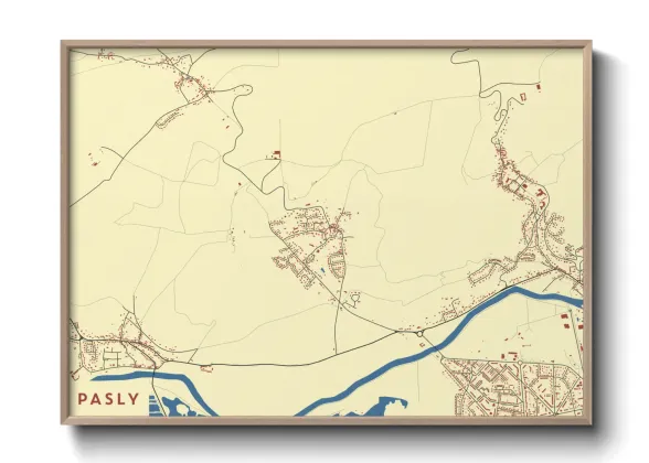 Une affiche de carte sur Pasly