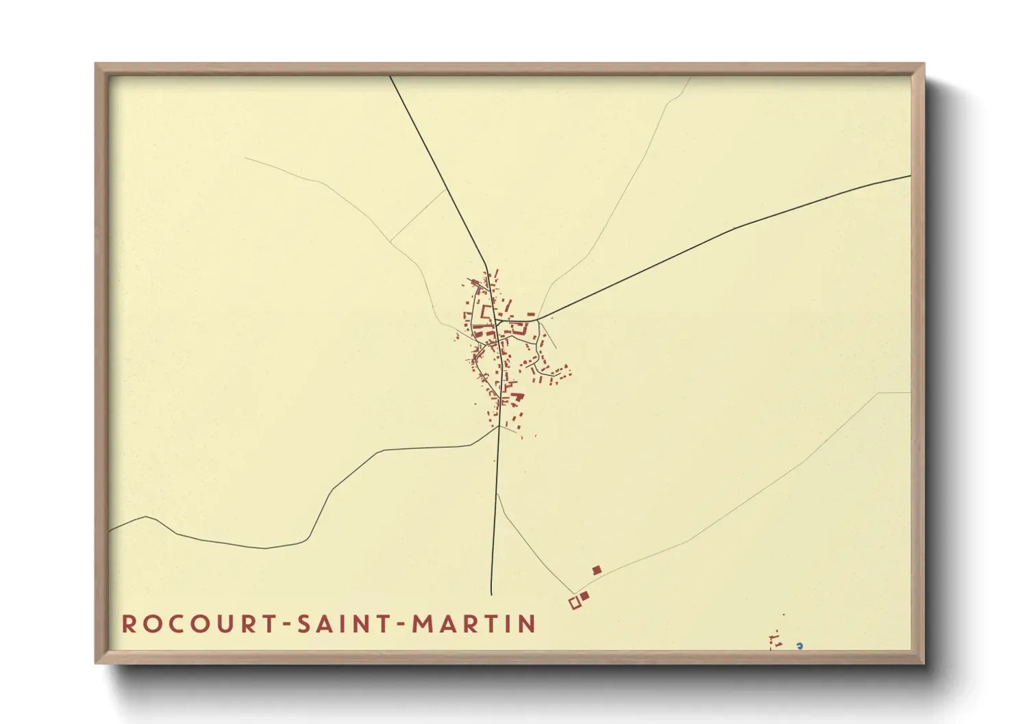 Un poster carteRocourt-Saint-Martin