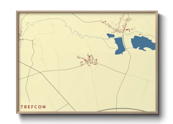 Une affiche de carte sur Trefcon