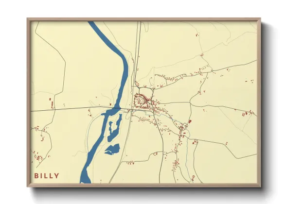 Une affiche de carte sur Billy