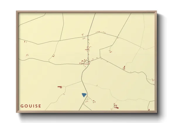 Une affiche de carte sur Gouise
