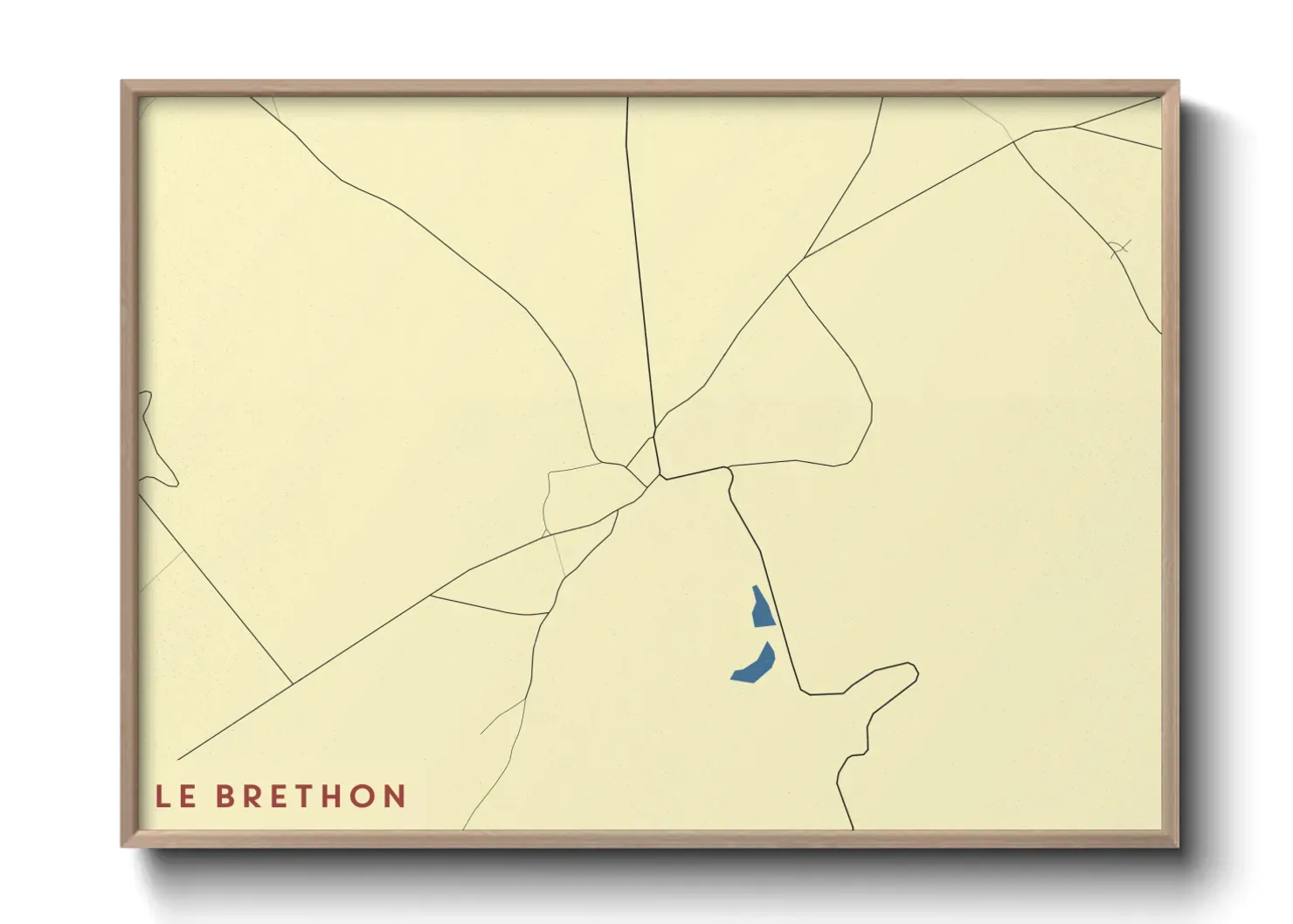 Un poster carteLe Brethon