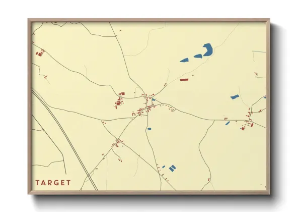 Une affiche de carte sur Target