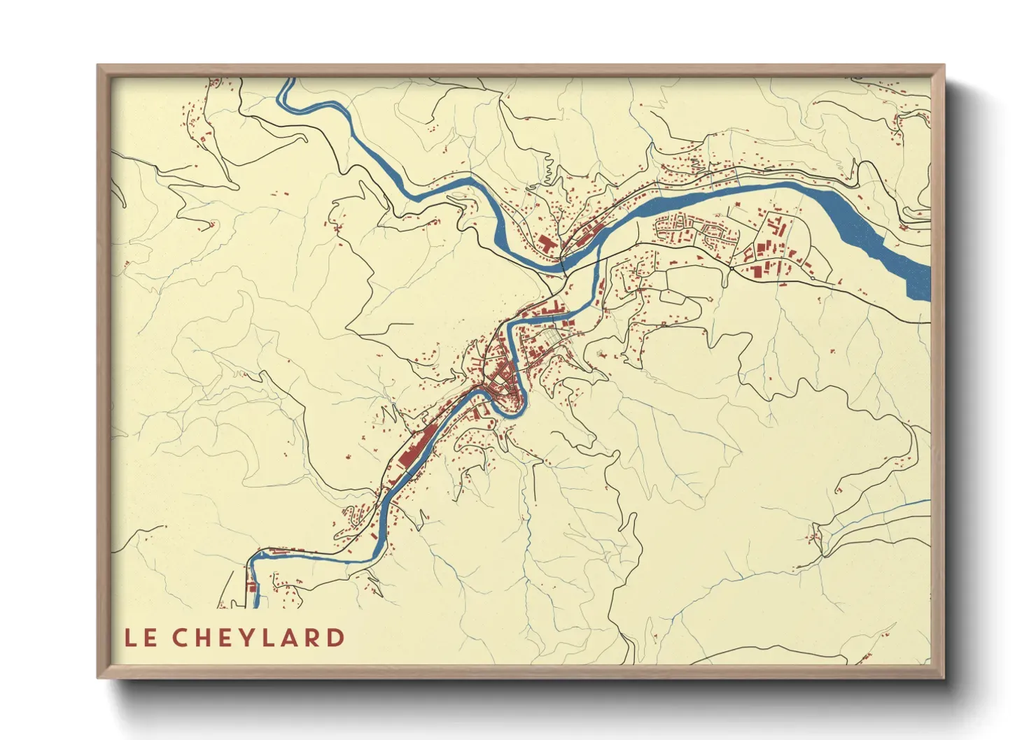 Un poster carteLe Cheylard