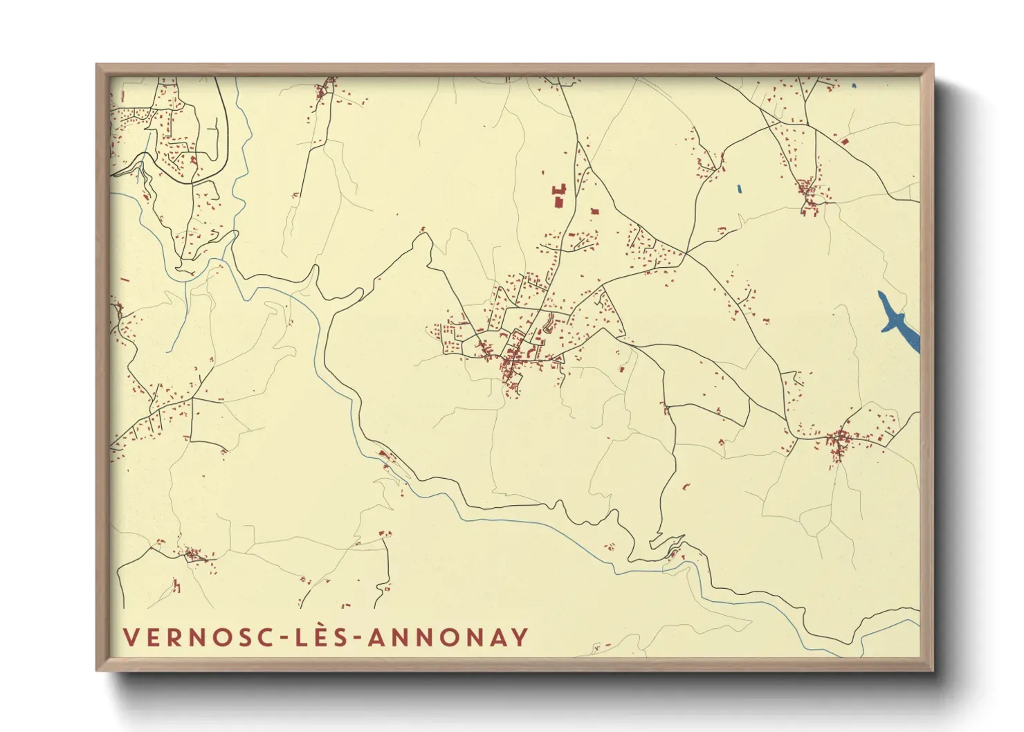 Un poster carteVernosc-lès-Annonay