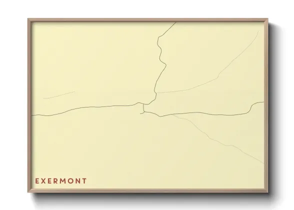 Une affiche de carte sur Exermont