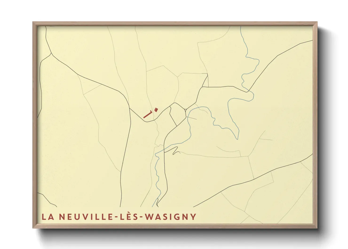 Un poster carteLa Neuville-lès-Wasigny