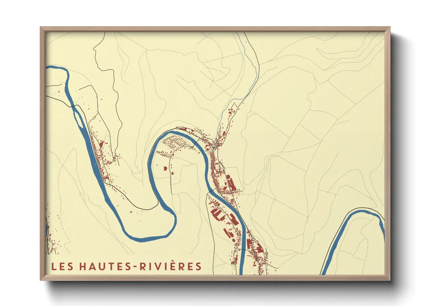 Un poster carteLes Hautes-Rivières
