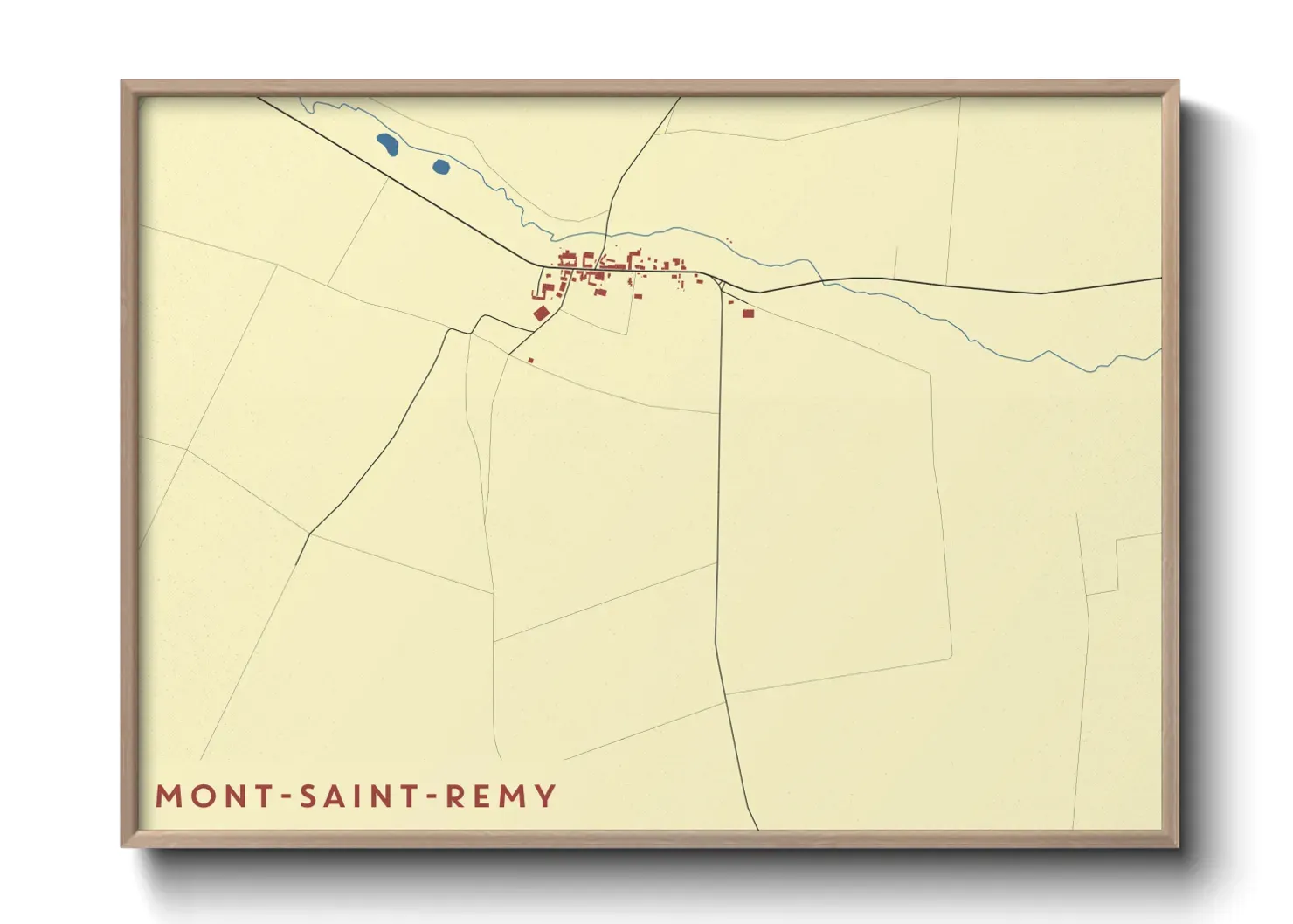Un poster carteMont-Saint-Remy