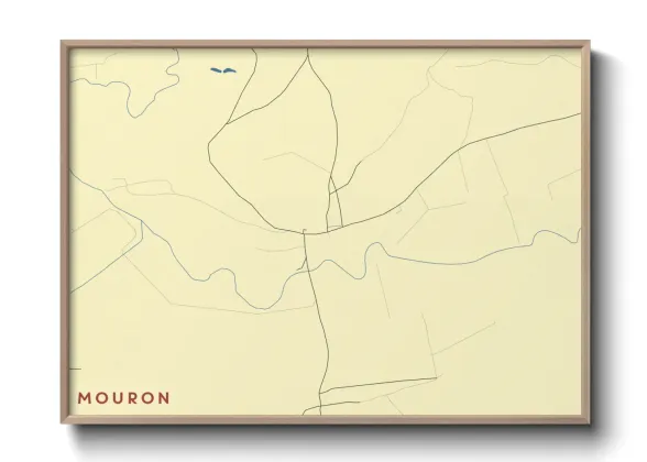 Une affiche de carte sur Mouron