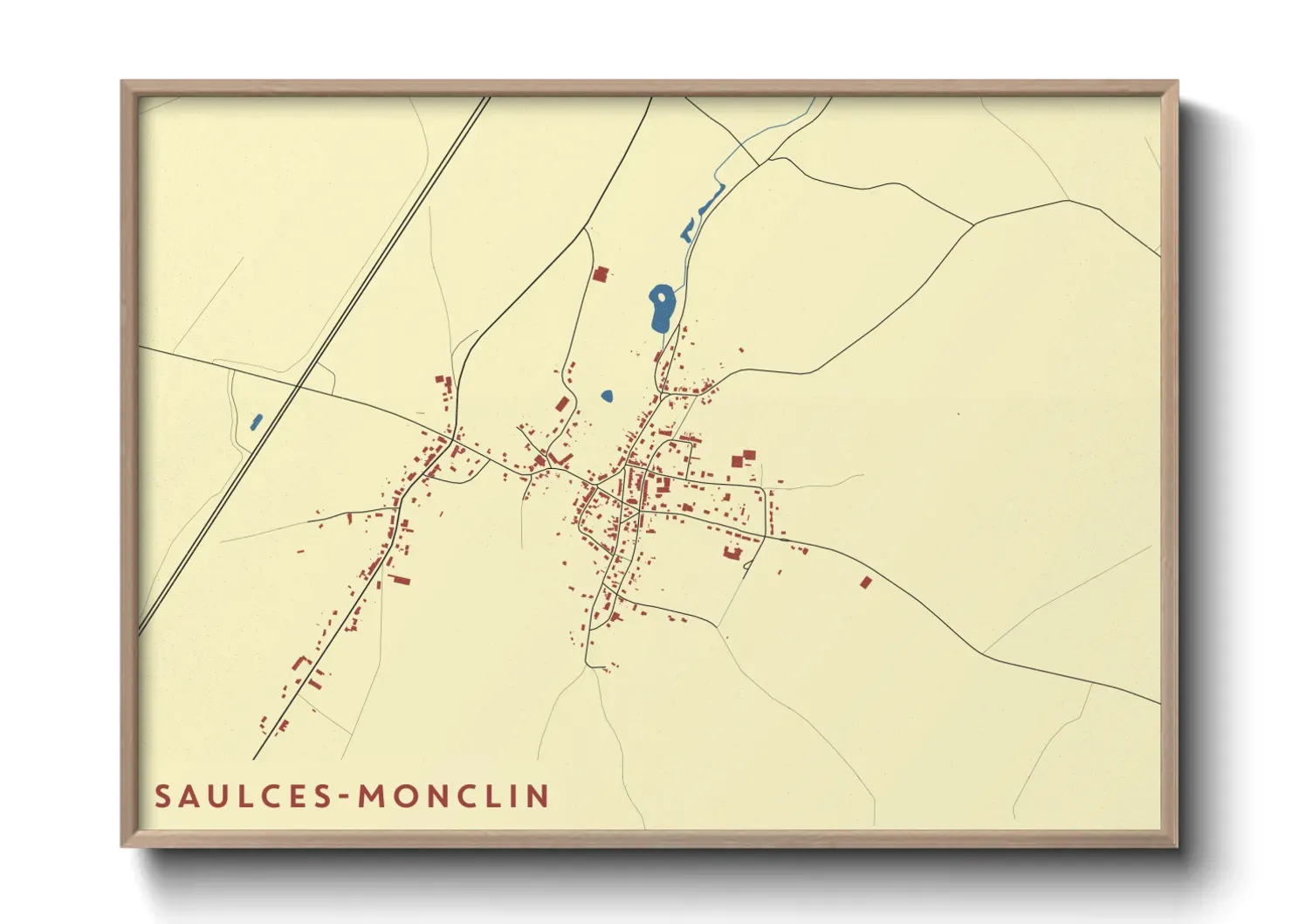 Un poster carteSaulces-Monclin