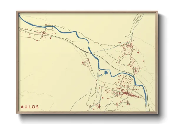 Une affiche de carte sur Aulos