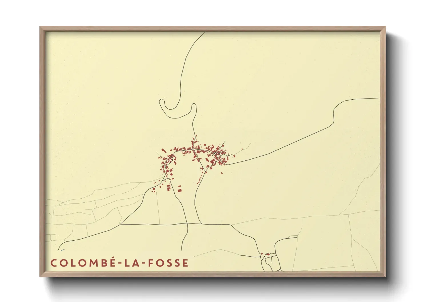 Un poster carteColombé-la-Fosse