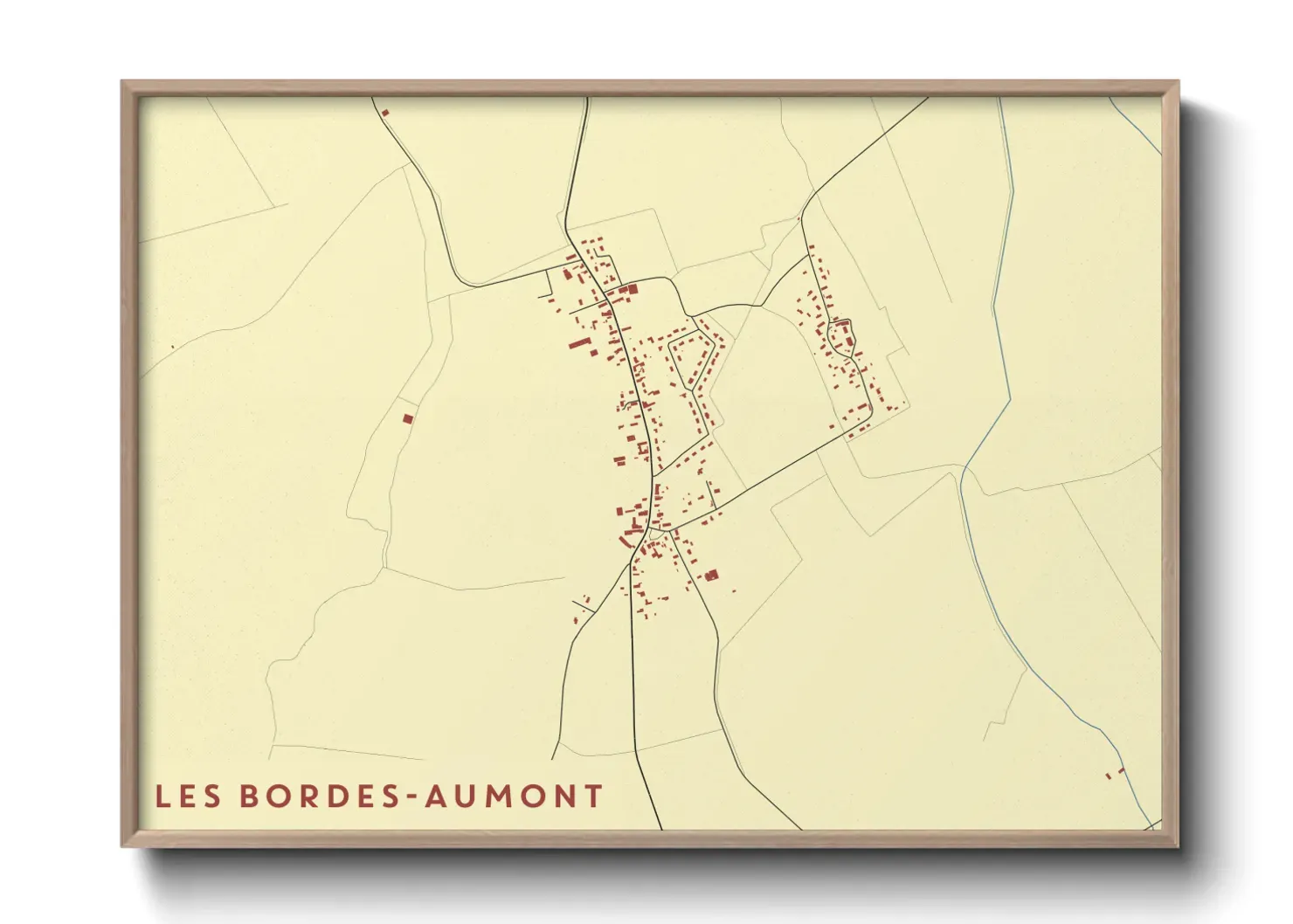 Un poster carteLes Bordes-Aumont
