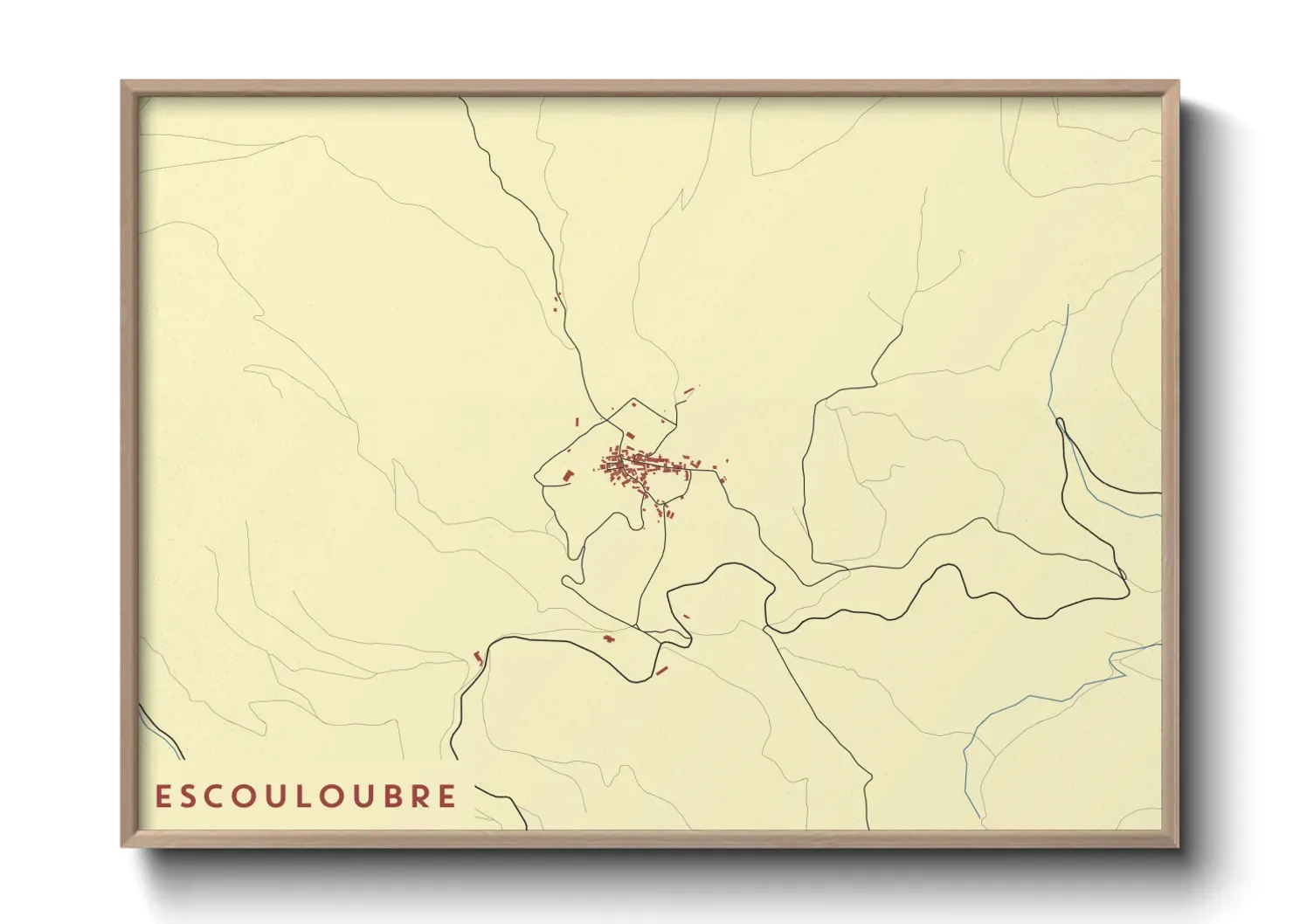 Un poster carteEscouloubre