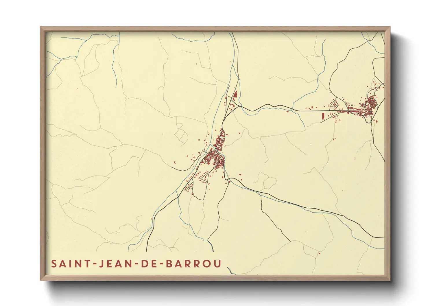 Un poster carteSaint-Jean-de-Barrou