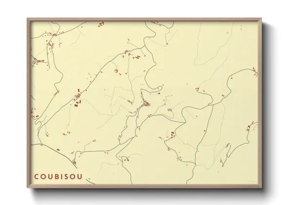 Une affiche de carte sur Coubisou