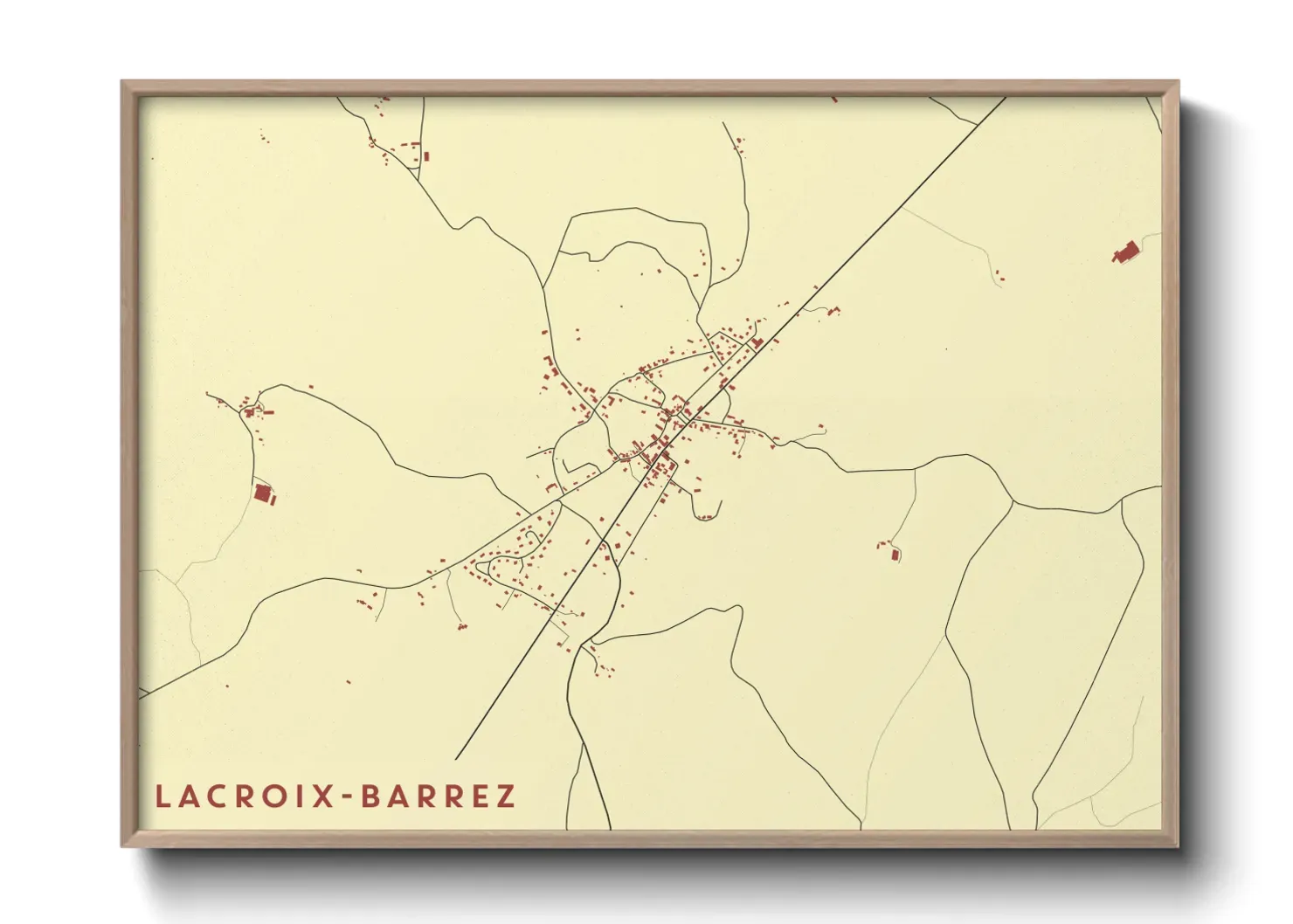 Un poster carteLacroix-Barrez