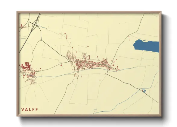 Une affiche de carte sur Valff