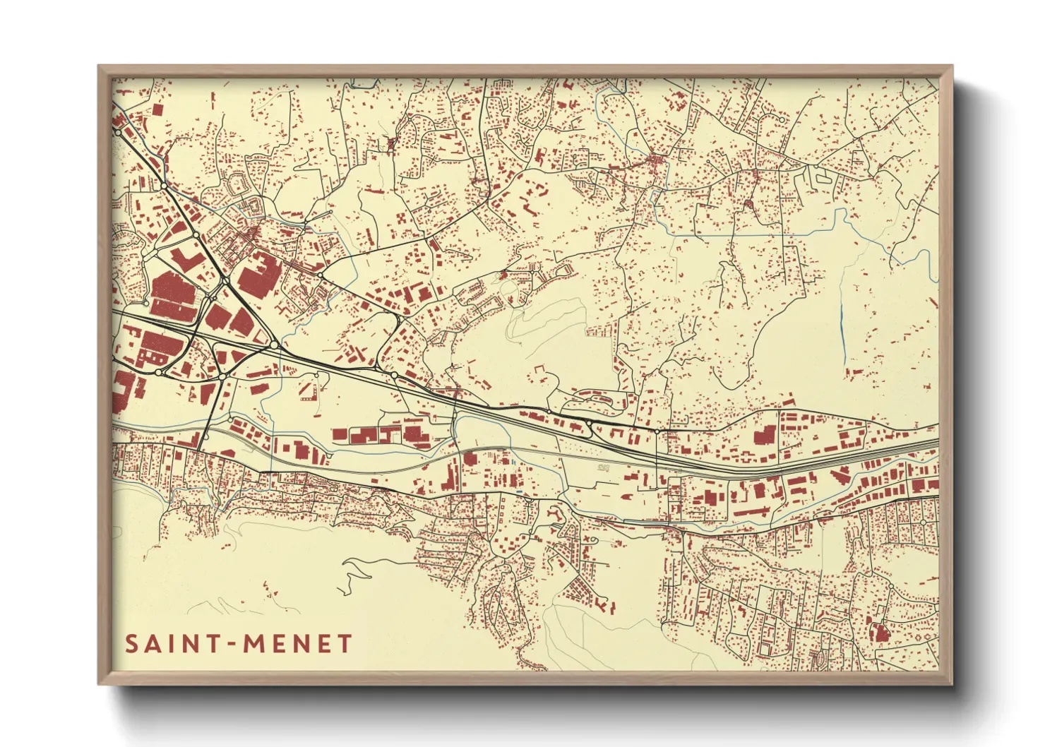 Un poster carteSaint-Menet
