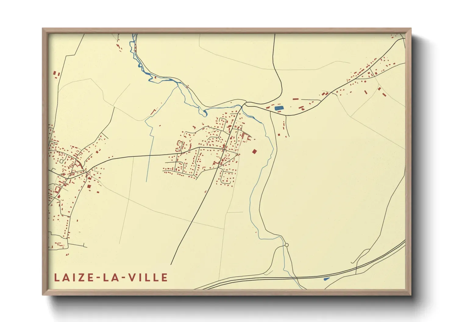 Un poster carteLaize-la-Ville