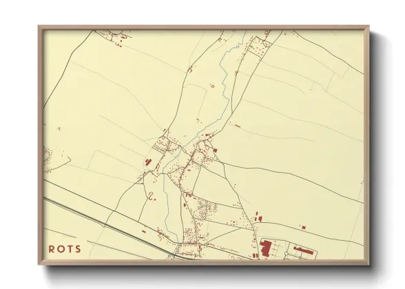 Une affiche de carte sur Rots