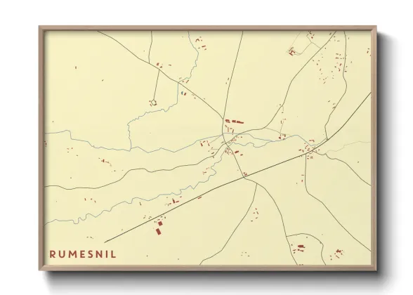 Une affiche de carte sur Rumesnil
