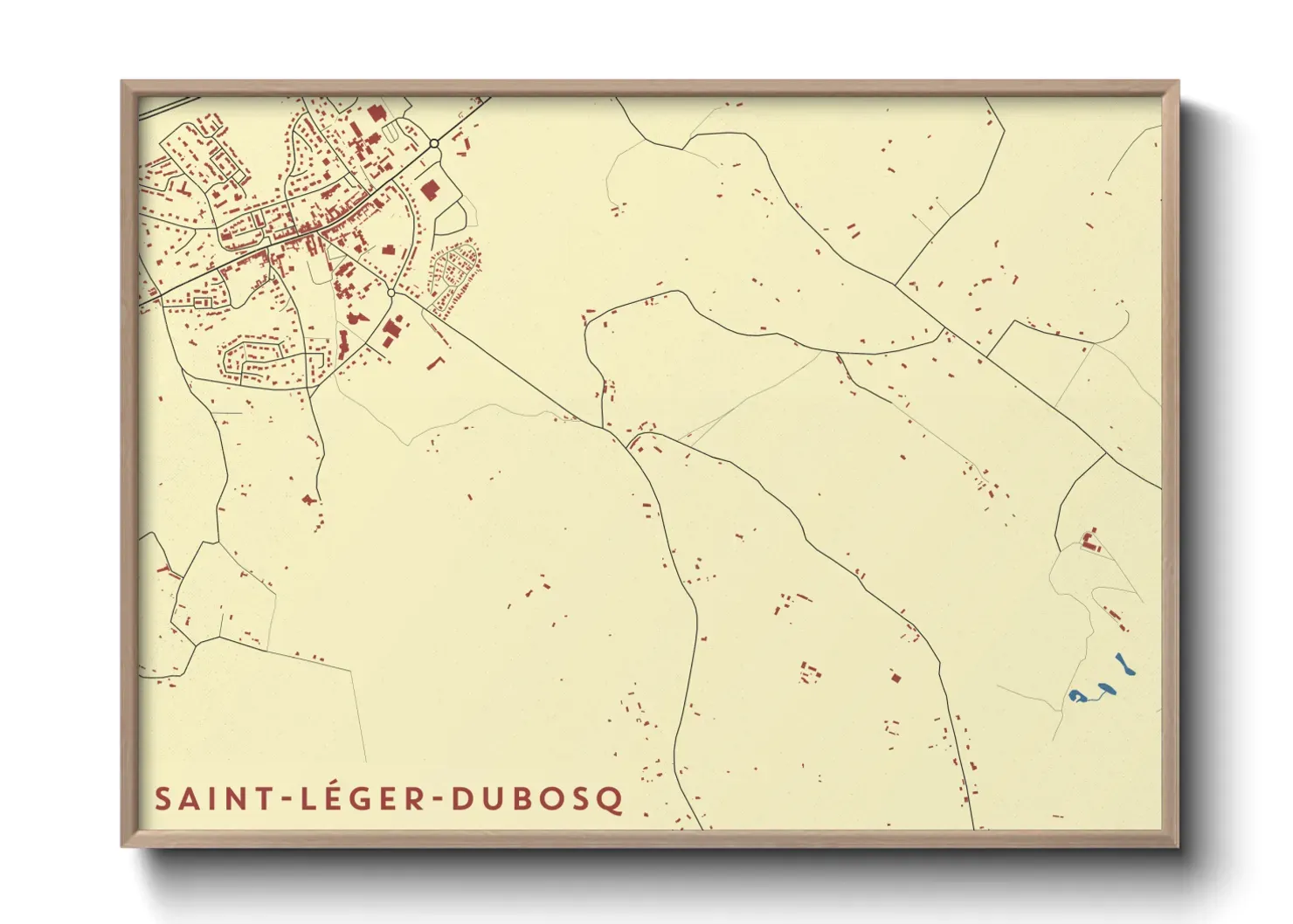 Un poster carteSaint-Léger-Dubosq