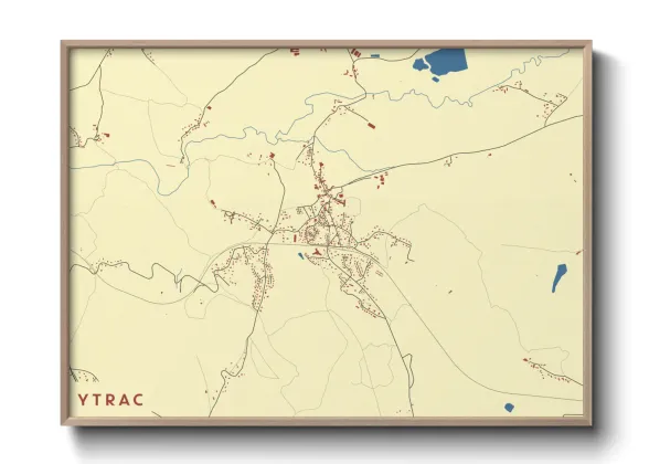 Une affiche de carte sur Ytrac