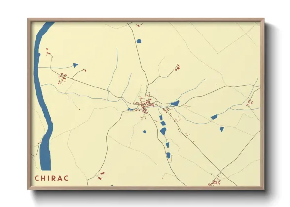 Une affiche de carte sur Chirac