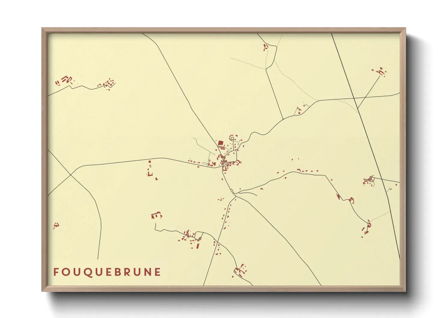 Un poster carteFouquebrune