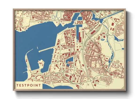 Une affiche de carte sur TestPoint