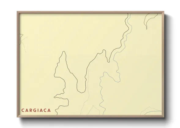 Une affiche de carte sur Cargiaca