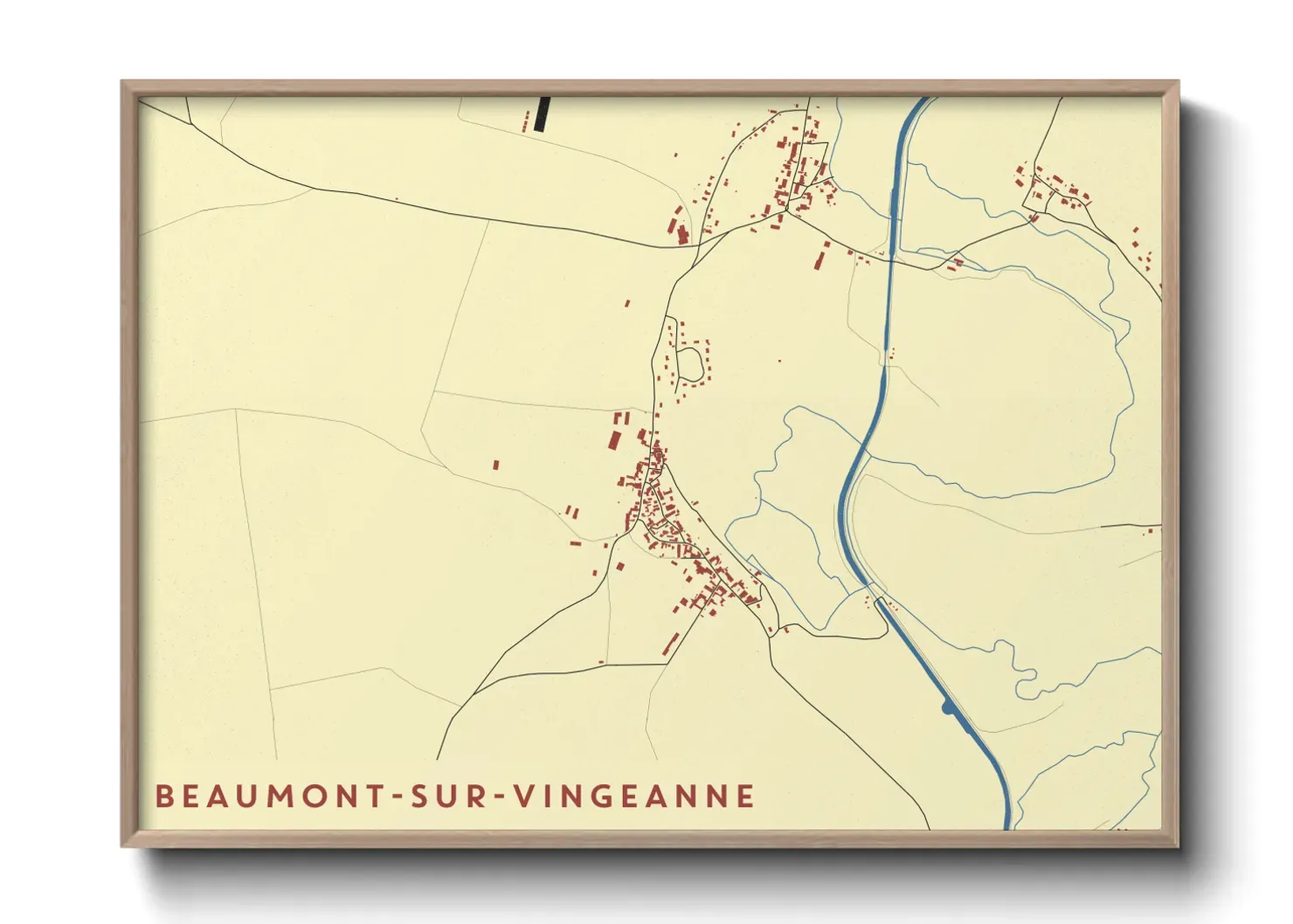 Un poster carteBeaumont-sur-Vingeanne
