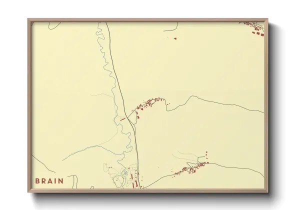 Une affiche de carte sur Brain