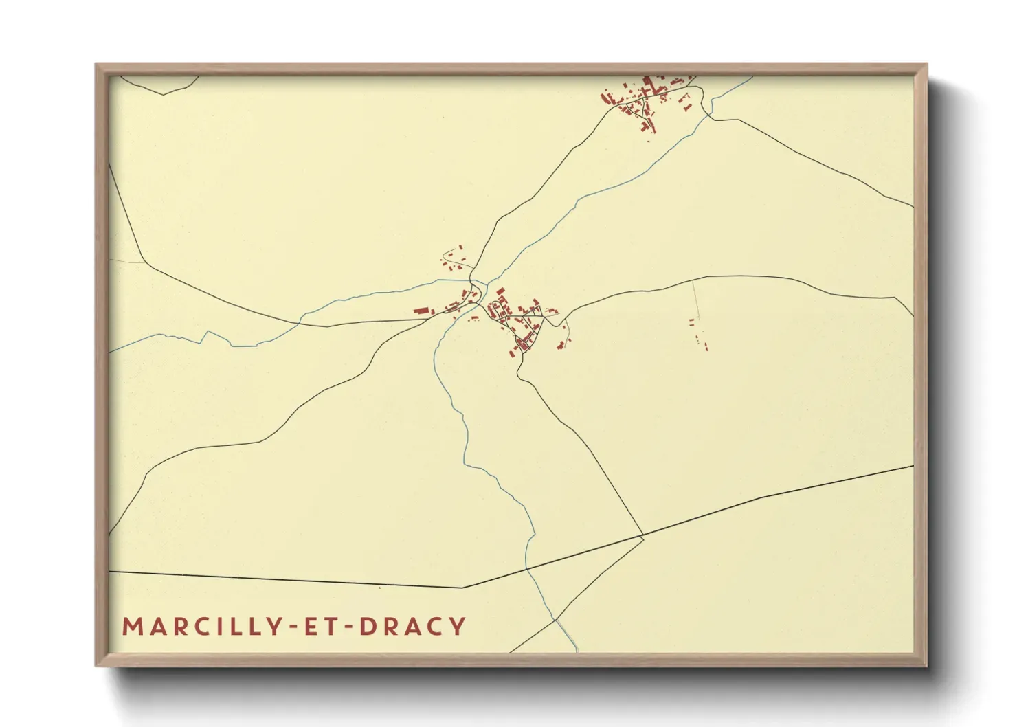 Un poster carteMarcilly-et-Dracy