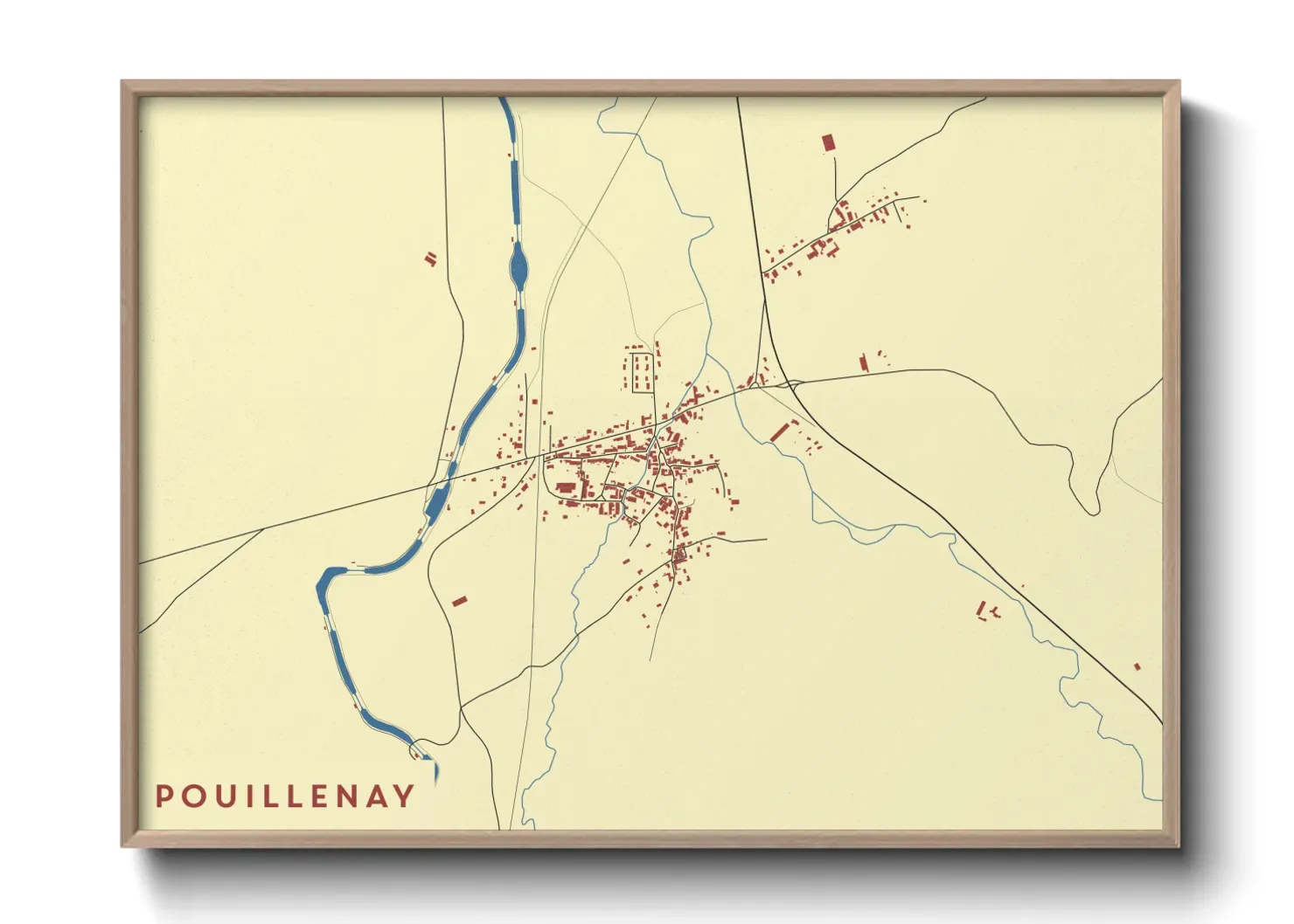Un poster cartePouillenay