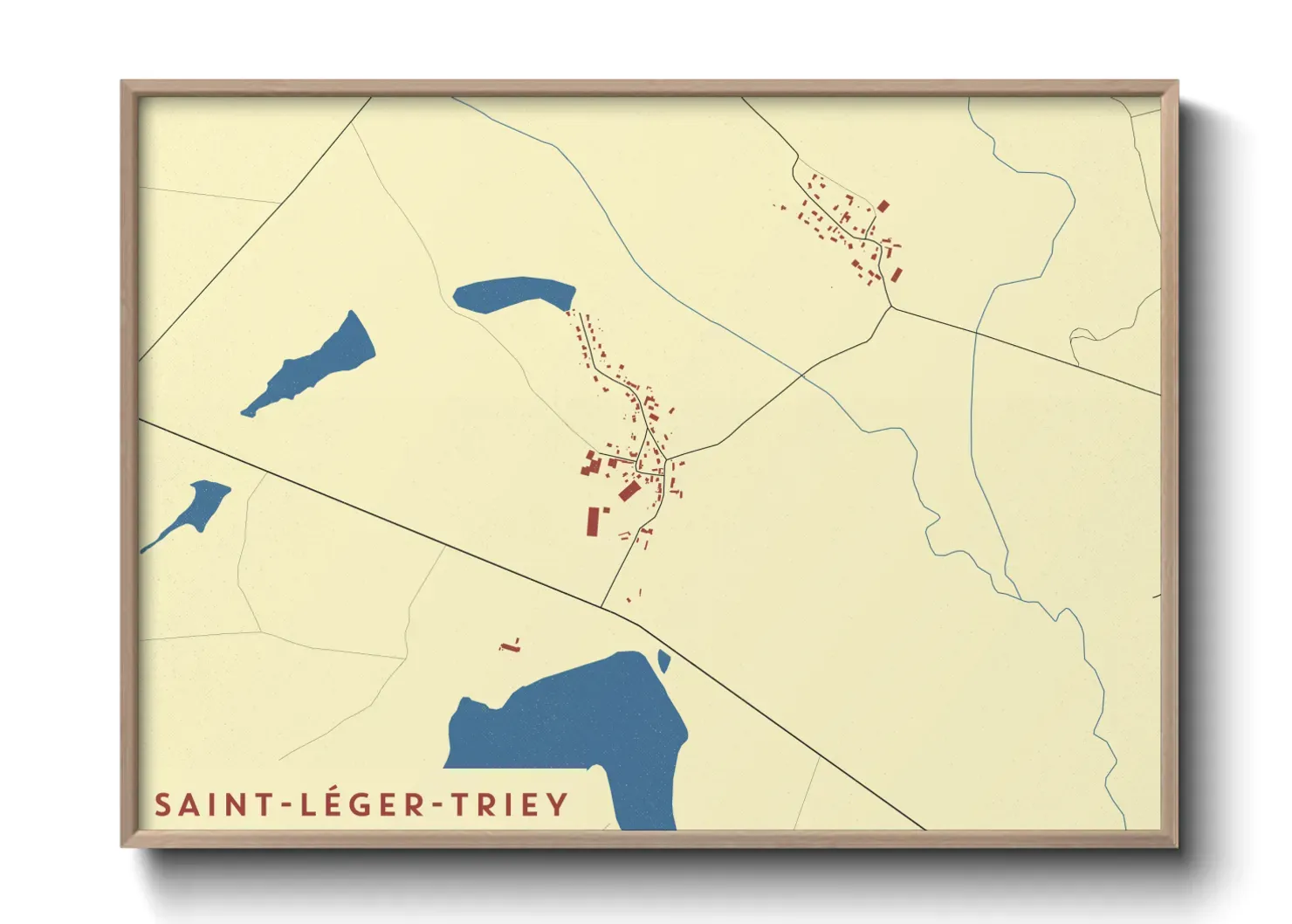 Un poster carteSaint-Léger-Triey