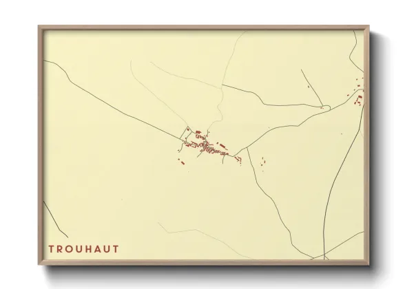 Une affiche de carte sur Trouhaut