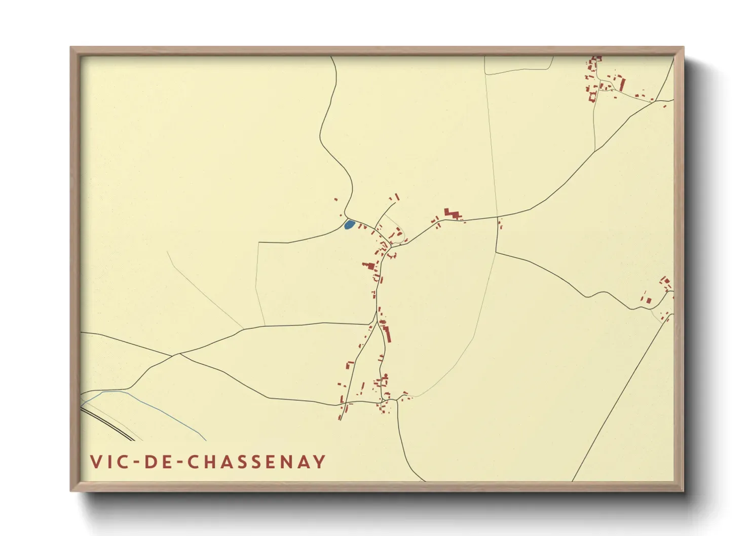 Un poster carteVic-de-Chassenay