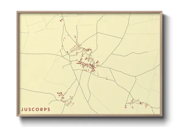 Une affiche de carte sur Juscorps