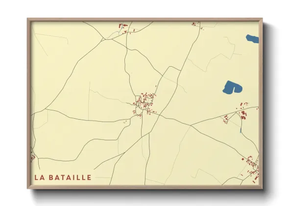 Une affiche de carte sur La Bataille