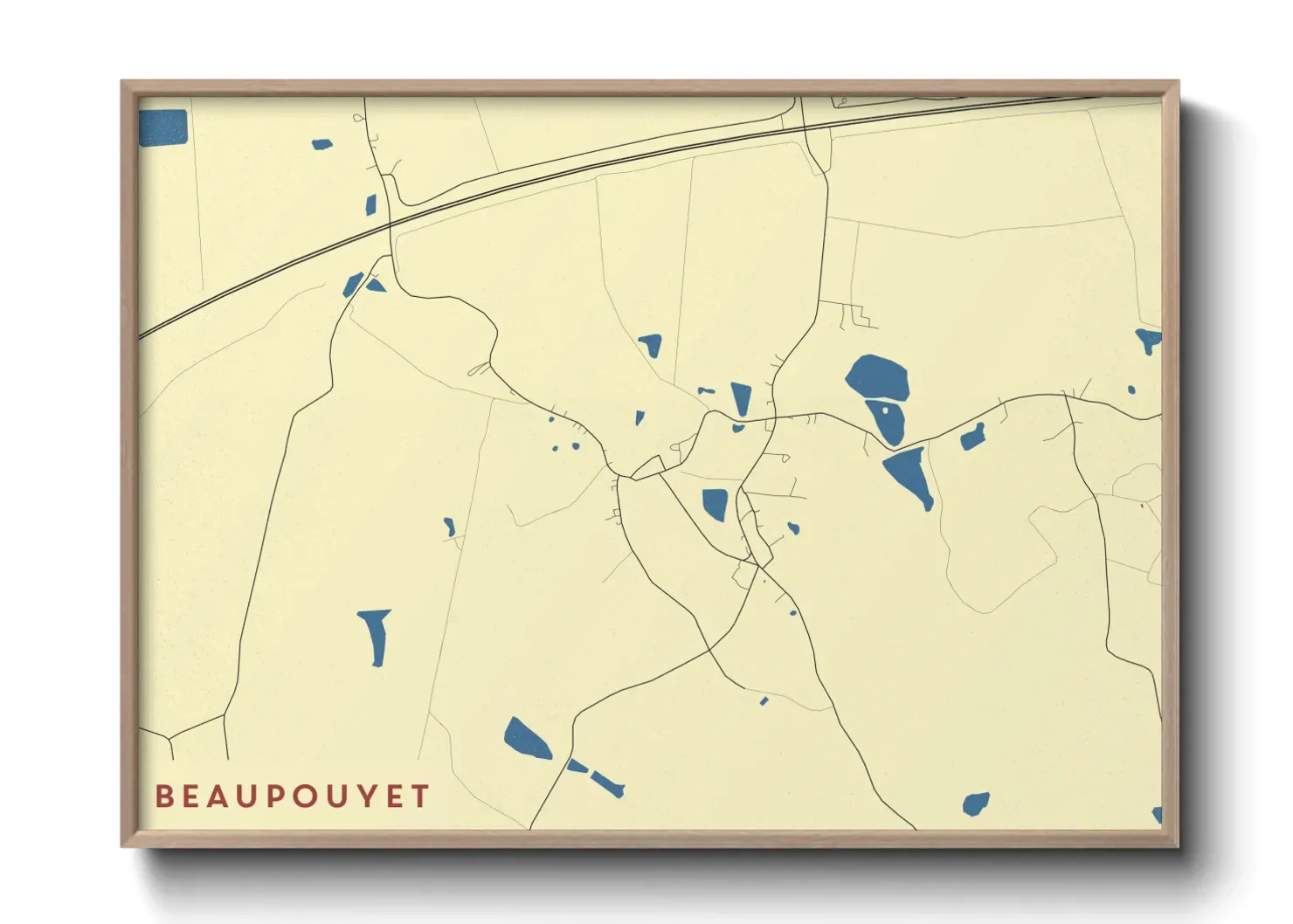 Un poster carteBeaupouyet