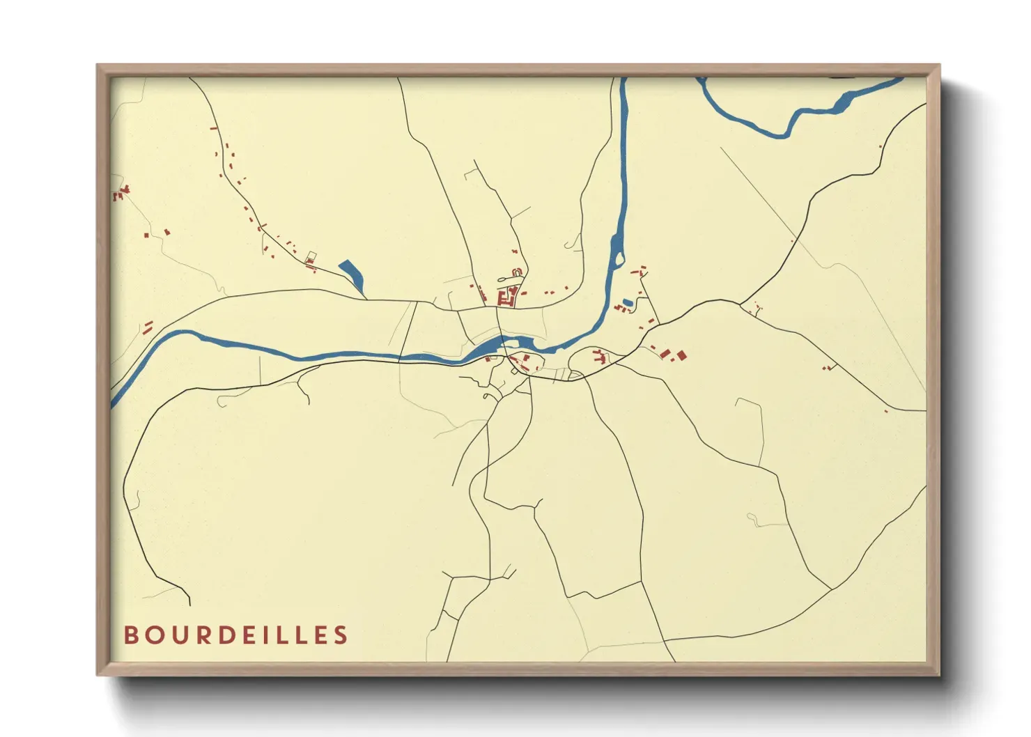 Un poster carteBourdeilles